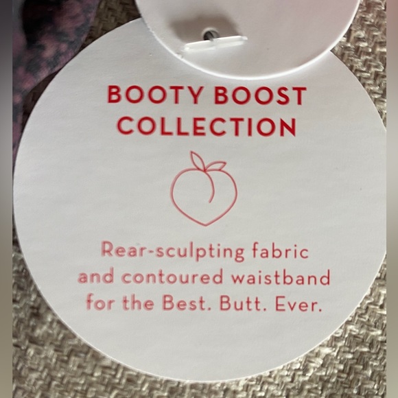 Spanx Booty Boost 7/8 leggings. NWT Speckled Plum. Size S/P - Picture 4 of 7